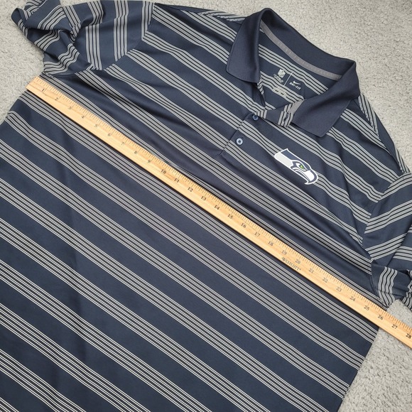 Nike NFL Seattle Seahawks Dri-FIT Onfield Apparel Polo Shirt Mens XXL - Picture 5 of 6
